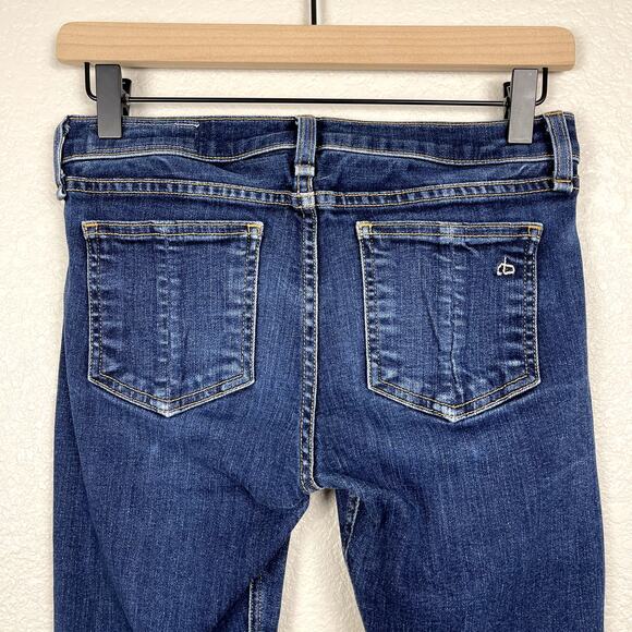 Rag & Bone Skinny Jeans Heritage Wash Size 25 Classic Low Rise 5 Pockets - Picture 9 of 15